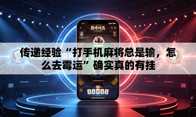 传递经验“打手机麻将总是输，怎么去霉运”确实真的有挂