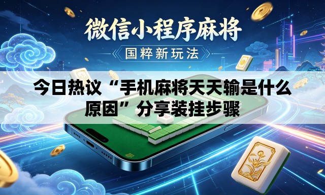 今日热议“手机麻将天天输是什么原因”分享装挂步骤