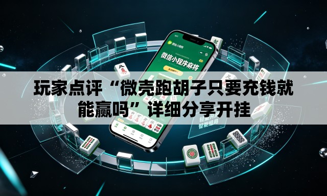 玩家点评“微壳跑胡子只要充钱就能赢吗”详细分享开挂