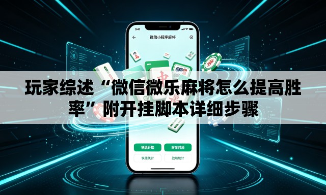 玩家综述“微信微乐麻将怎么提高胜率”附开挂脚本详细步骤