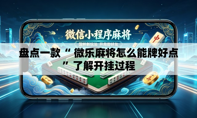 盘点一款“ 微乐麻将怎么能牌好点	”了解开挂过程