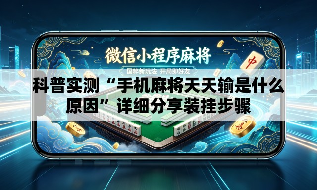 科普实测“手机麻将天天输是什么原因	”详细分享装挂步骤