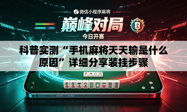 科普实测“手机麻将天天输是什么原因”详细分享装挂步骤