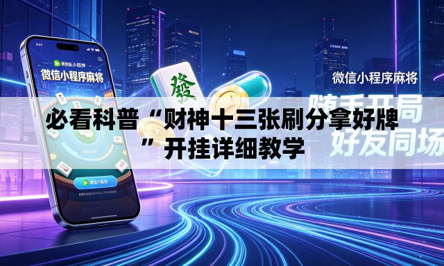必看科普“财神十三张刷分拿好牌	”开挂详细教学