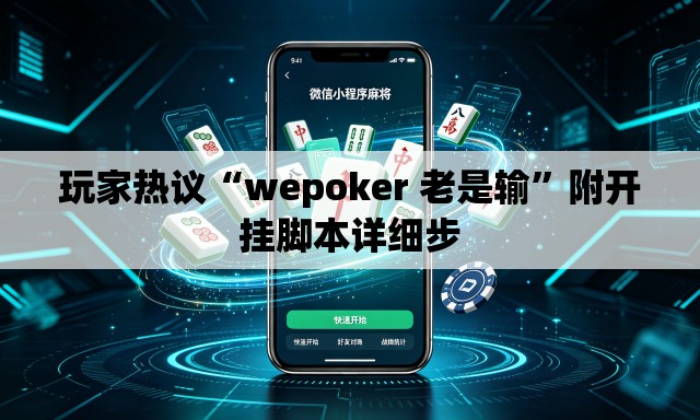 玩家热议“wepoker 老是输”附开挂脚本详细步