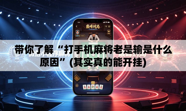 带你了解“打手机麻将老是输是什么原因”(其实真的能开挂)