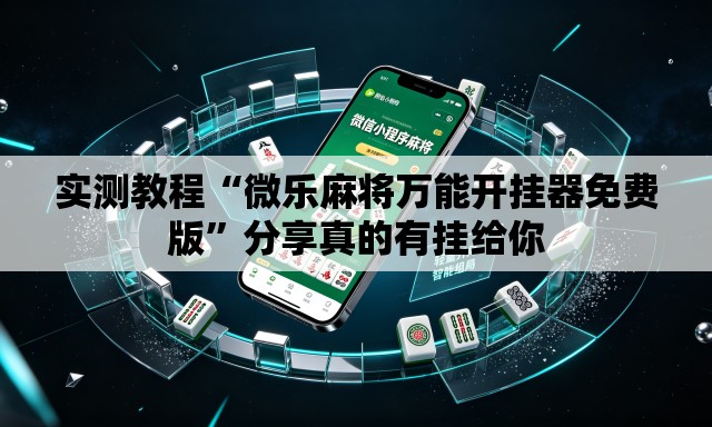实测教程“微乐麻将万能开挂器免费版”分享真的有挂给你