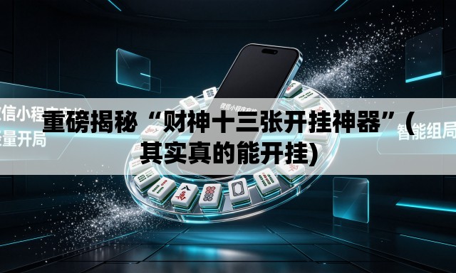 重磅揭秘“财神十三张开挂神器	”(其实真的能开挂)
