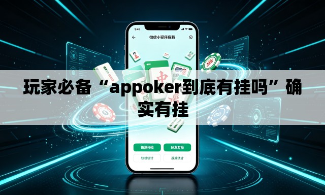 玩家必备“appoker到底有挂吗”确实有挂