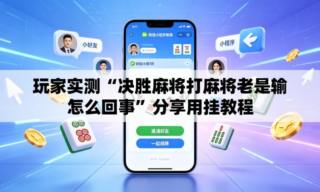 玩家实测“决胜麻将打麻将老是输怎么回事”分享用挂教程