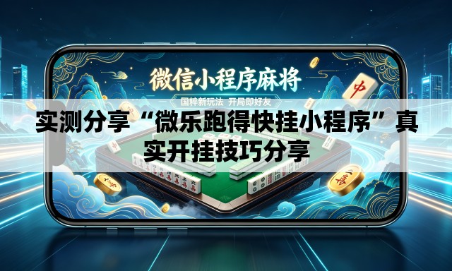 实测分享“微乐跑得快挂小程序	”真实开挂技巧分享