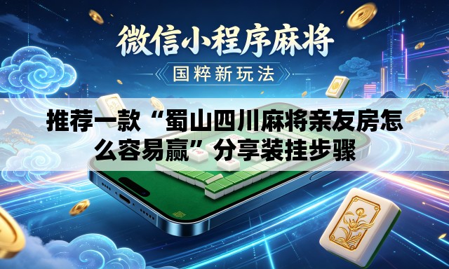 推荐一款“蜀山四川麻将亲友房怎么容易赢”分享装挂步骤