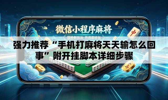 强力推荐“手机打麻将天天输怎么回事”附开挂脚本详细步骤