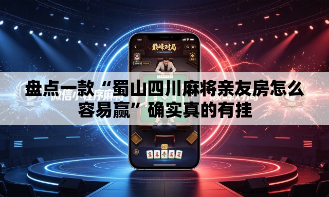 盘点一款“蜀山四川麻将亲友房怎么容易赢”确实真的有挂