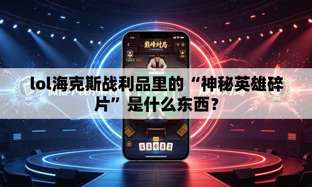 lol海克斯战利品里的“神秘英雄碎片”是什么东西？