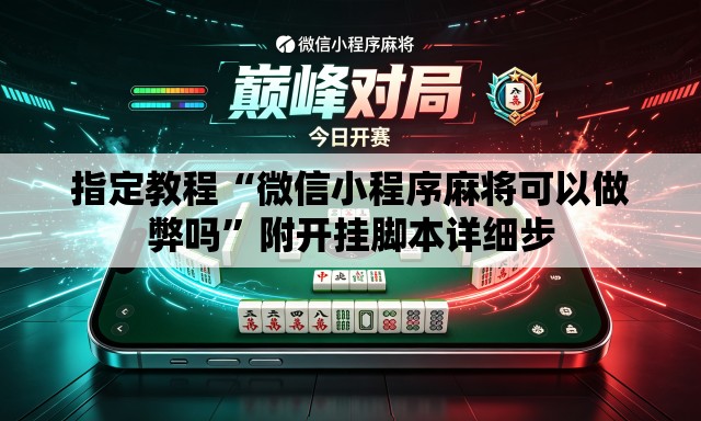 指定教程“微信小程序麻将可以做弊吗	”附开挂脚本详细步