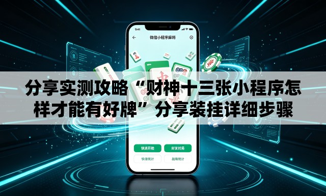 分享实测攻略“财神十三张小程序怎样才能有好牌”分享装挂详细步骤