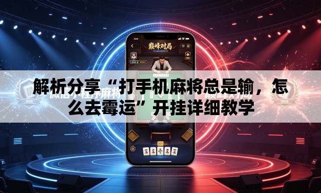解析分享“打手机麻将总是输	，怎么去霉运	”开挂详细教学