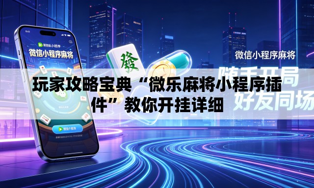 玩家攻略宝典“微乐麻将小程序插件”教你开挂详细
