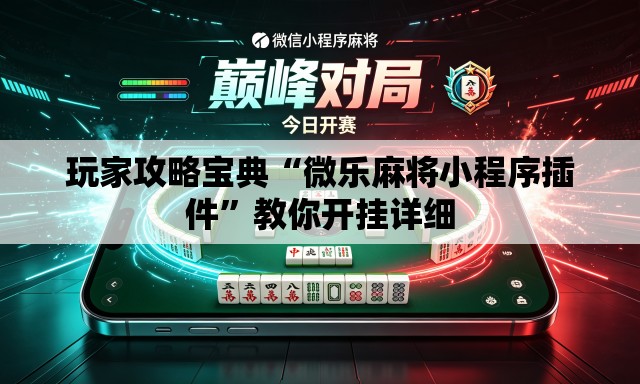 玩家攻略宝典“微乐麻将小程序插件”教你开挂详细