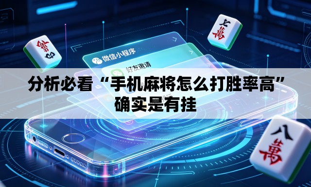 分析必看“手机麻将怎么打胜率高”确实是有挂