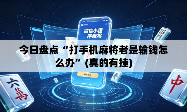 今日盘点“打手机麻将老是输钱怎么办”(真的有挂)