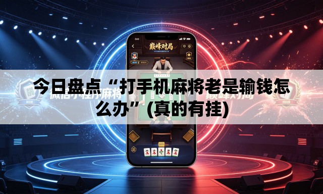 今日盘点“打手机麻将老是输钱怎么办”(真的有挂)