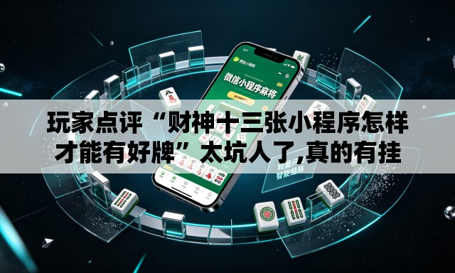 玩家点评“财神十三张小程序怎样才能有好牌	”太坑人了,真的有挂