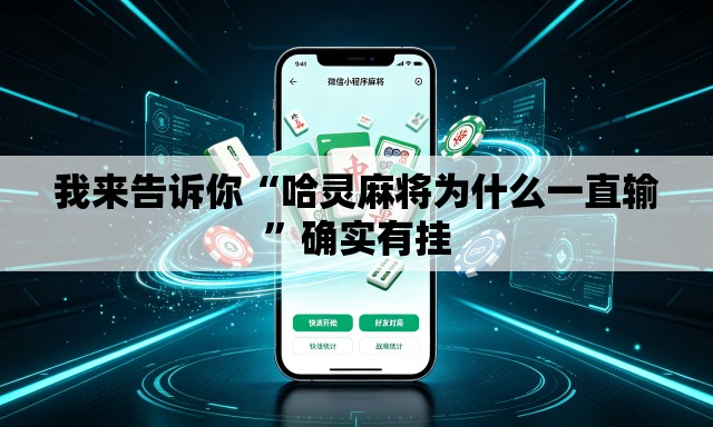 我来告诉你“哈灵麻将为什么一直输”确实有挂