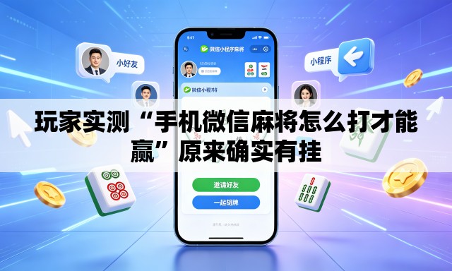 玩家实测“手机微信麻将怎么打才能赢”原来确实有挂