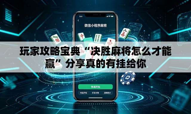 玩家攻略宝典“决胜麻将怎么才能赢	”分享真的有挂给你