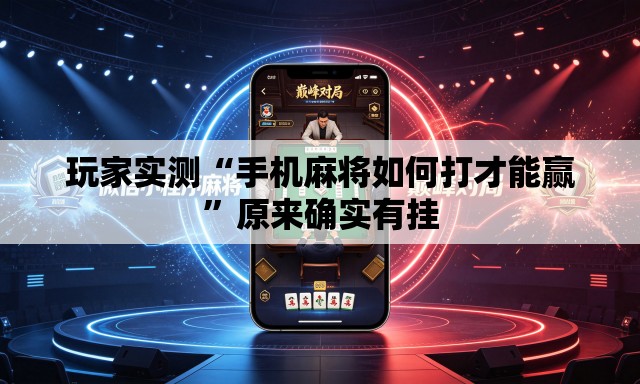 玩家实测“手机麻将如何打才能赢	”原来确实有挂
