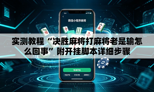 实测教程“决胜麻将打麻将老是输怎么回事”附开挂脚本详细步骤