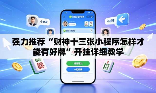 强力推荐“财神十三张小程序怎样才能有好牌	”开挂详细教学
