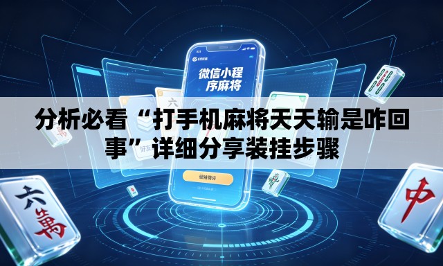 分析必看“打手机麻将天天输是咋回事”详细分享装挂步骤