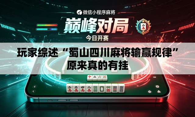 玩家综述“蜀山四川麻将输赢规律”原来真的有挂