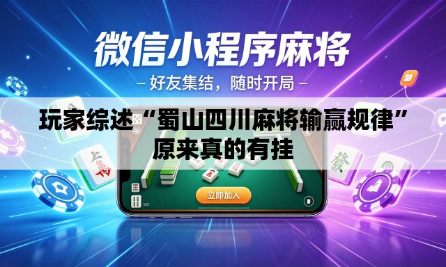 玩家综述“蜀山四川麻将输赢规律	”原来真的有挂