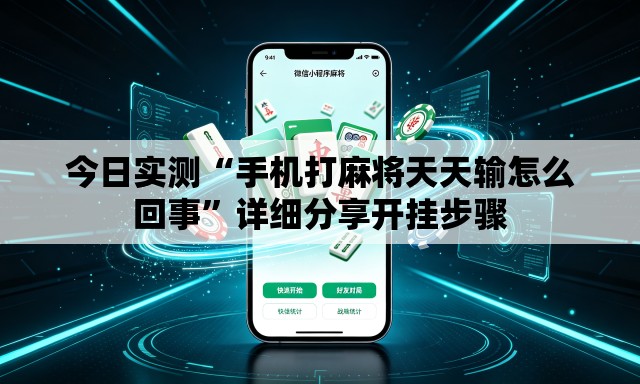 今日实测“手机打麻将天天输怎么回事”详细分享开挂步骤