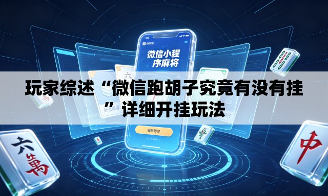 玩家综述“微信跑胡子究竟有没有挂	”详细开挂玩法