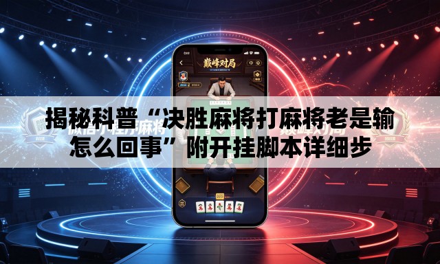 揭秘科普“决胜麻将打麻将老是输怎么回事”附开挂脚本详细步