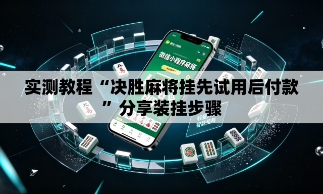实测教程“决胜麻将挂先试用后付款”分享装挂步骤