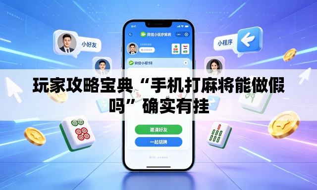 玩家攻略宝典“手机打麻将能做假吗”确实有挂