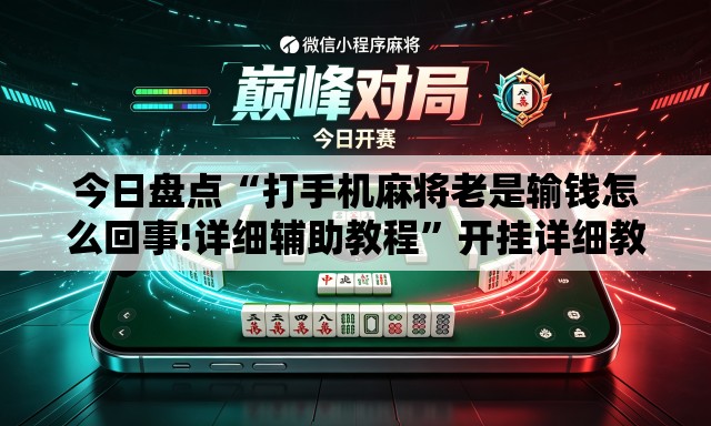 今日盘点“打手机麻将老是输钱怎么回事!详细辅助教程”开挂详细教学