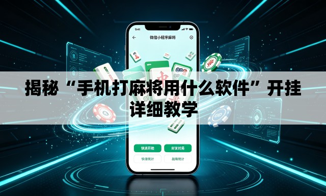 揭秘“手机打麻将用什么软件”开挂详细教学