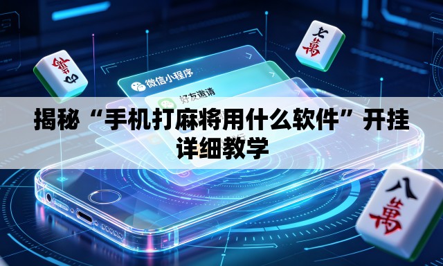 揭秘“手机打麻将用什么软件	”开挂详细教学