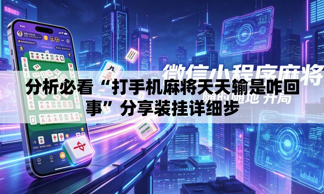 分析必看“打手机麻将天天输是咋回事”分享装挂详细步