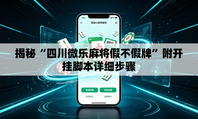 揭秘“四川微乐麻将假不假牌”附开挂脚本详细步骤