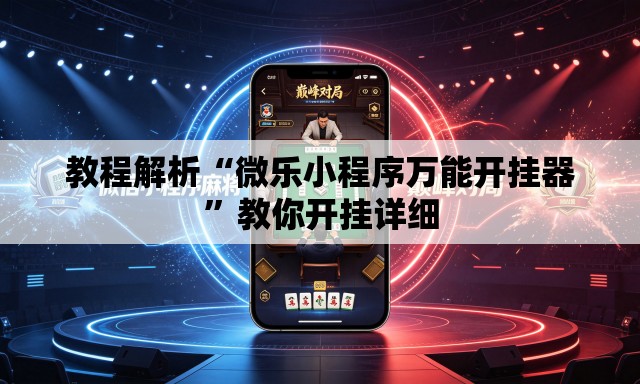 教程解析“微乐小程序万能开挂器”教你开挂详细