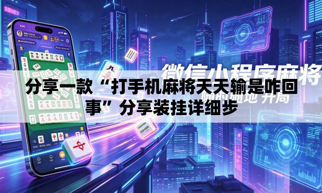 分享一款“打手机麻将天天输是咋回事”分享装挂详细步