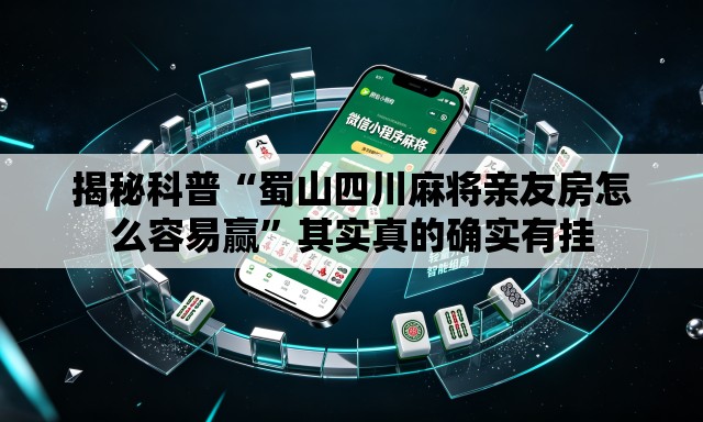 揭秘科普“蜀山四川麻将亲友房怎么容易赢	”其实真的确实有挂